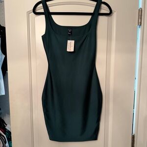 Elegant Green Mini Dress